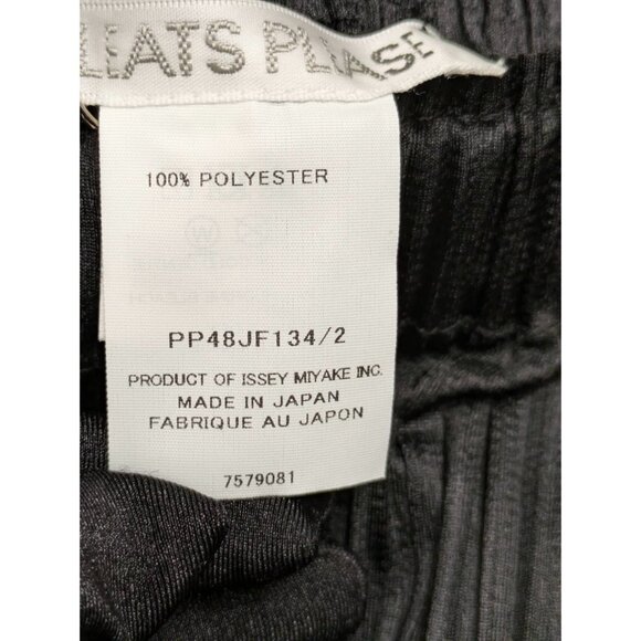 Pleats Please Issey Miyake Monthly Colors September Pleated Pants Black Size2 - Picture 4 of 7